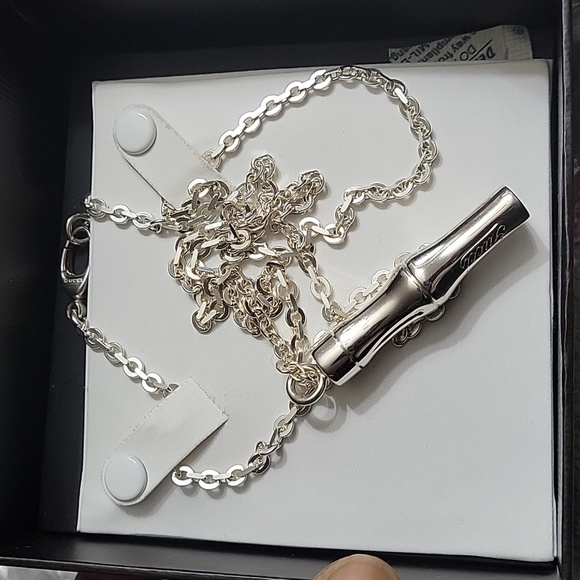 GUCCI 925  BAMBOO STICK NECKLACE ITALY NWT - Picture 2 of 4